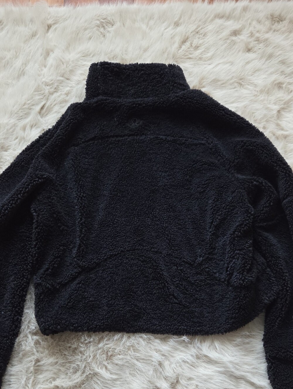 lululemon athletica Black Sherpa Funnel Neck Pullover